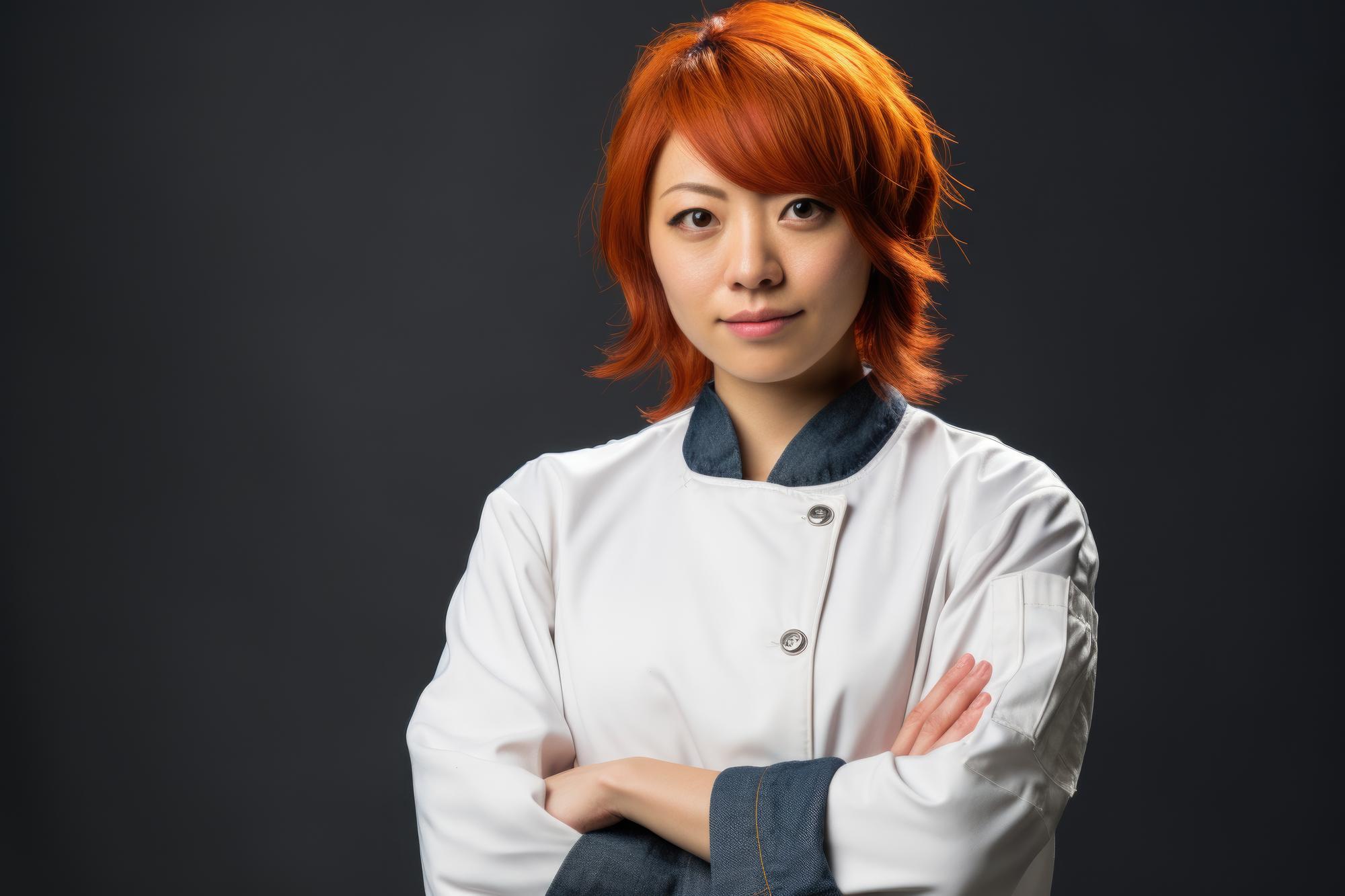 Ritratto chef Emma, specialista in tecnica